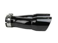 aFe Takeda 2.5in 304 Stainless Steel Clamp-on Exhaust Tip 2.5in Inlet 3in Dual Outlet - Black - Burkken Auto Parts