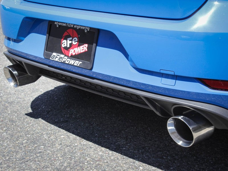 aFe MACHForce XP 3in-2.5in SS Exhaust Cat-Back 18-19 Volkswagen GTI (MK7.5) L4-2.0L (t) - Polished - Burkken Auto Parts