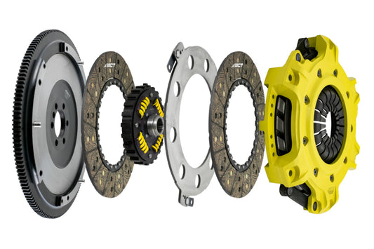 ACT Chevy Camaro/Corvette LS1/LS2/LS3/LS6/LS7 Mod-Twin 10.5 XX Sprung Disc Street Clutch Kit - Burkken Auto Parts