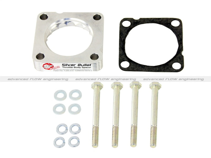 aFe Silver Bullet Throttle Body Spacer 12 Honda Civic Si  / 08-12 Honda Accord / 09-12 Acura TSX - Burkken Auto Parts