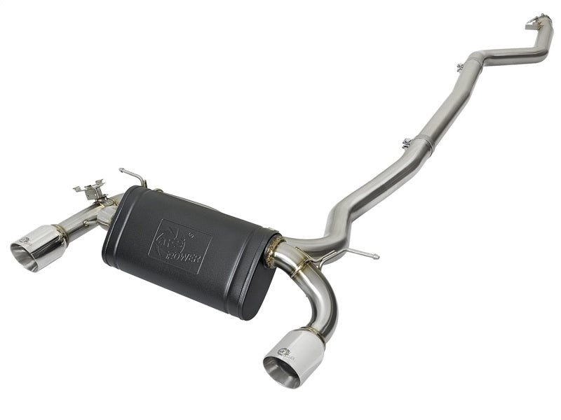 afe POWER MACH Force-Xp 16-17 BMW 340i/340ix/ 3.0L 304 SS Cat-Back Exhaust System - Burkken Auto Parts