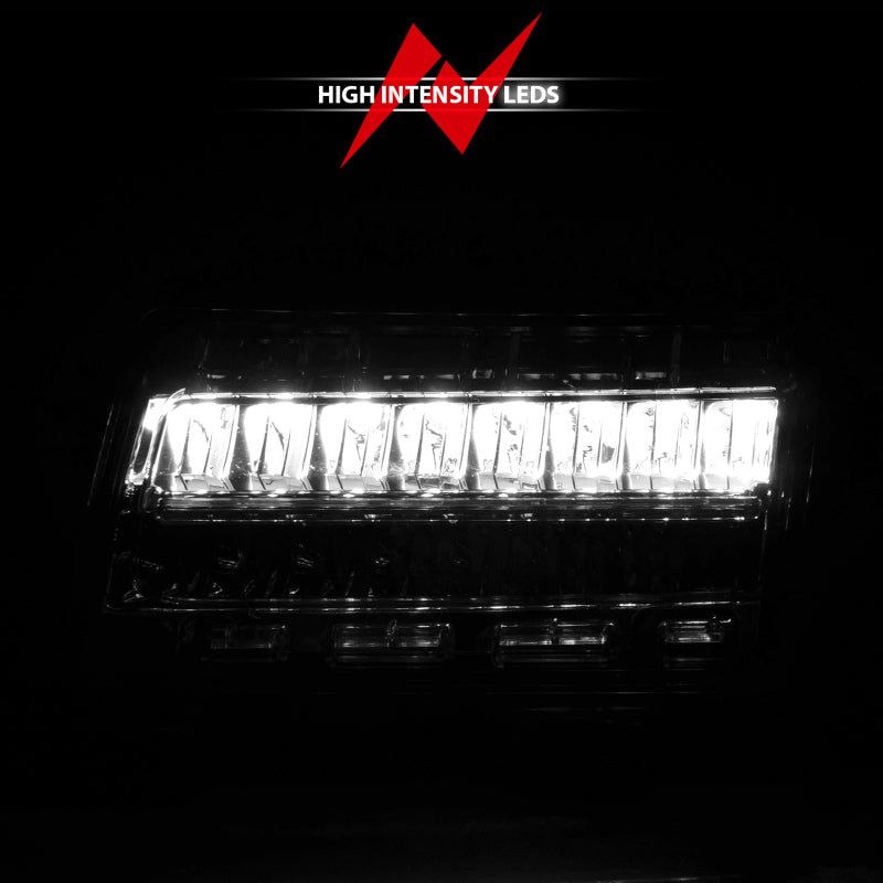 ANZO 2018-2021 Jeep Wrangler LED Side Markers Chrome Housing Clear Lens w/ Sequential Signal - Burkken Auto Parts