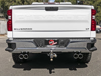 aFe Gemini XV 3in 304 SS Cat-Back Exhaust w/ Cutout 19-21 GM Silverado/Sierra 1500 V8- w/ Black Tips - Burkken Auto Parts