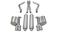 Corsa 2011-2014 Dodge Charger R/T 5.7L V8 Polished Xtreme Cat-Back Exhaust - Burkken Auto Parts