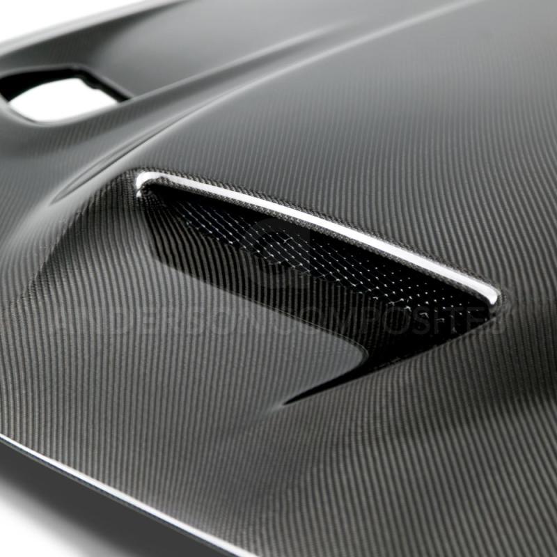Anderson Composites 15-16 Dodge Challenger Hellcat Carbon Fiber Hood - Burkken Auto Parts