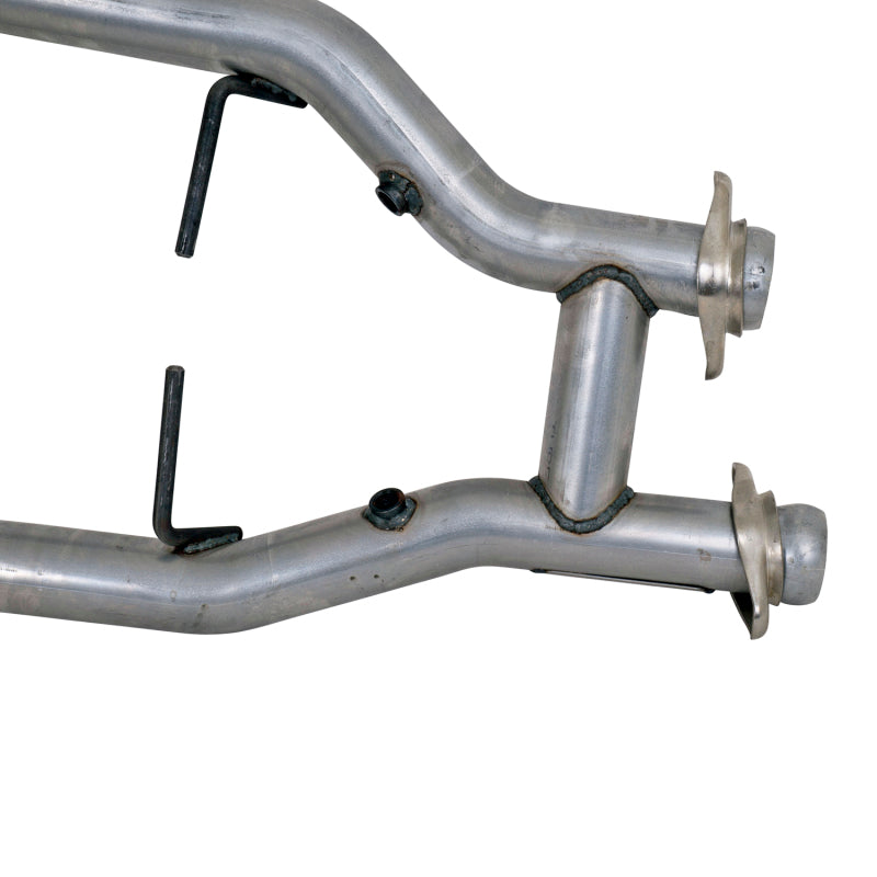 BBK 96-04 Mustang 4.6 GT / Cobra Short Mid H Pipe w Catalytic Converters 2-1/2 For Long Tube Headers - Burkken Auto Parts
