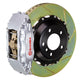 Brembo 90-96 300ZX Front GT BBK 4 Piston Cast 2pc 332x32 2pc Rotor Slotted Type-1-Silver - Burkken Auto Parts