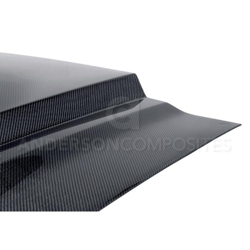 Anderson Composites 10-14 Ford Mustang/Shelby GT500 and 2013-2014 GT/V6 Ram Air Type-CR Hood - Burkken Auto Parts