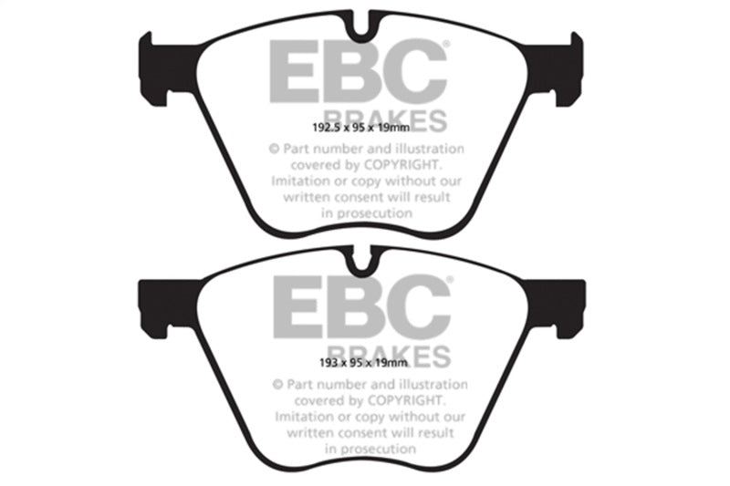 EBC 10+ BMW 760 6.0 Twin Turbo (F01) Greenstuff Front Brake Pads - Burkken Auto Parts