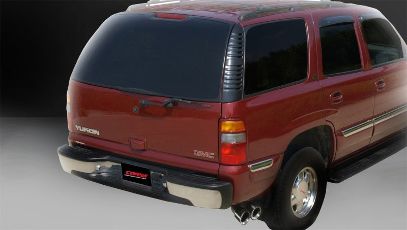 Corsa 2001-2006 Chevrolet Tahoe 5.3L V8 Polished Sport Cat-Back Exhaust - Burkken Auto Parts