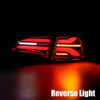 AlphaRex 20-22 Tesla Model Y PRO-Series LED Tail Lights Red Smoke w/Seq Sig - Burkken Auto Parts