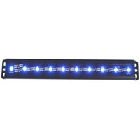 ANZO Universal 12in Slimline LED Light Bar (Blue) - Burkken Auto Parts
