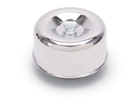 Edelbrock Air Cleaner 94 Series Round Steel Top 4 65In Dia X 3 125In 2 63In ID Raised Base Chrome - Burkken Auto Parts