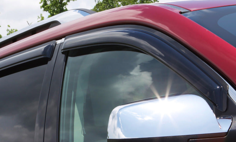 AVS 16-18 Honda Civic Coupe Ventvisor Outside Mount Window Deflectors 4pc - Smoke - Burkken Auto Parts