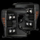 AlphaRex 20-22 Ford F-250/350/450 SD NOVA-Series LED Proj Headlights Alpha-Bk w/Acv Light SS & SBDRL - Burkken Auto Parts