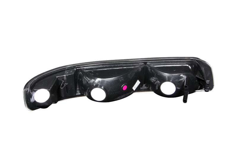 ANZO 1999-2002 Chevrolet Silverado 1500 Euro Parking Lights Chrome w/ Amber Reflector - Burkken Auto Parts