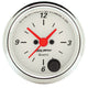 Autometer Arctic White 2-1/6in 12 Hour Analog Clock Gauge - Burkken Auto Parts