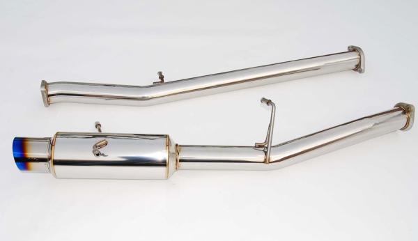 Invidia 02-07 WRX/STi 76mm N1 RACING Titanium Tip Cat-back Exhaust - Burkken Auto Parts