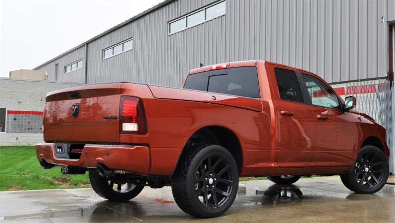 Corsa 09-18 Dodge Ram 1500 4.7L/5.7L V8 Quad/Crew Cab/Short Bed Black Dual Rear Exit Cat-Back Exhaus - Burkken Auto Parts