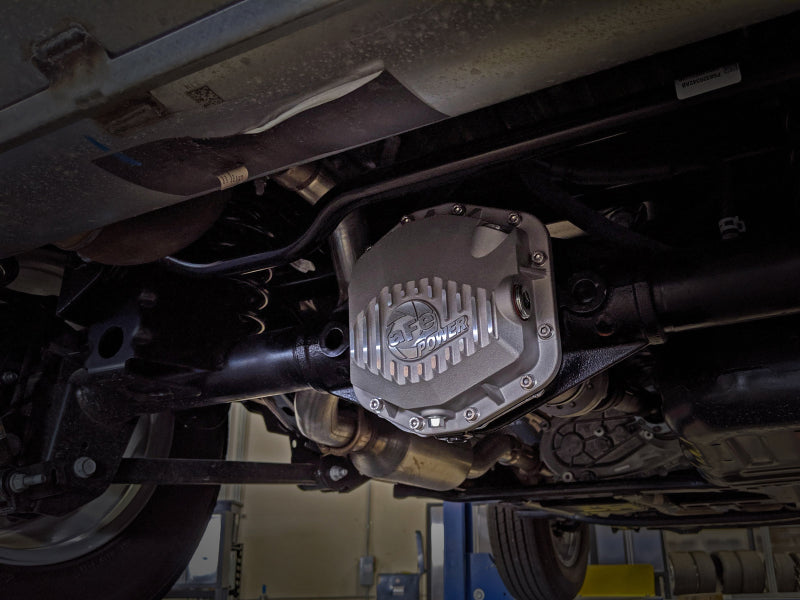 aFe Power Street Series Rear Differential Cover Raw w/Machined Fins 18-21 Jeep Wrangler JL Dana M200 - Burkken Auto Parts