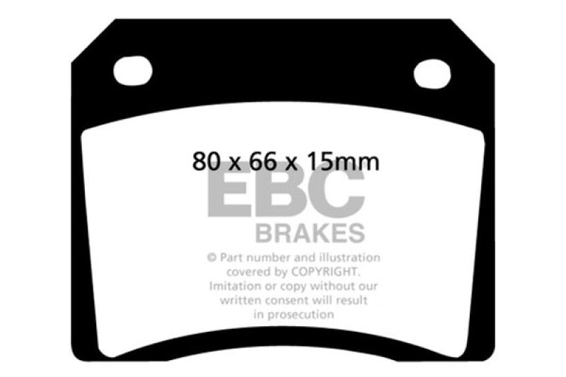 EBC 67-74 Ac 428 7.0 Greenstuff Rear Brake Pads - Burkken Auto Parts