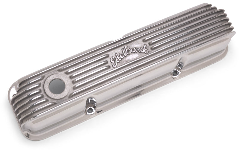 Edelbrock Valve Cover Classic Series Ford 1958-1976 FE V8 Polshed - Burkken Auto Parts