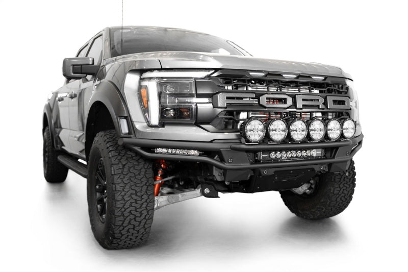 Addictive Desert Designs 2021-2024 Ford F-150 Raptor Race Series Front Bumper Light Hoop - Burkken Auto Parts