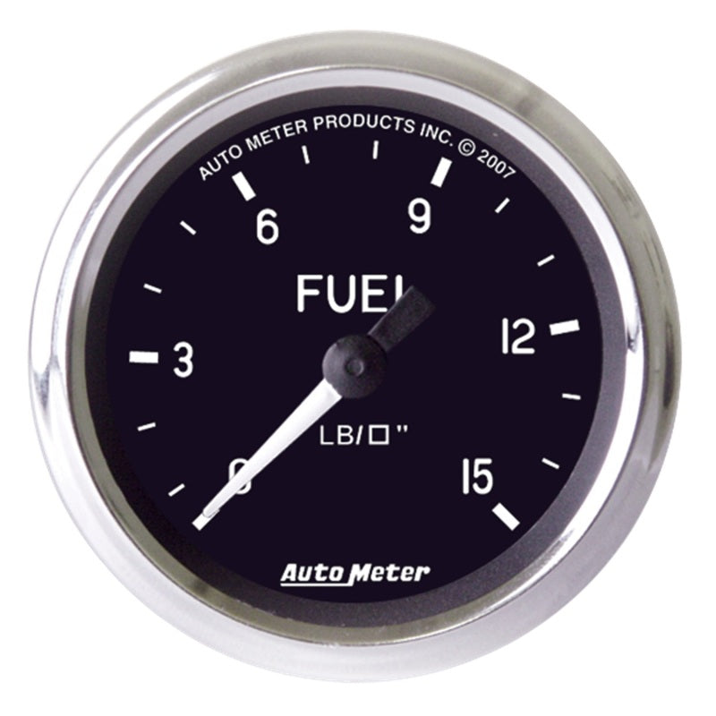 Autometer Cobra 2 inch 0-15 PSI w/ ISO Fuel Pressure Gauge - Burkken Auto Parts