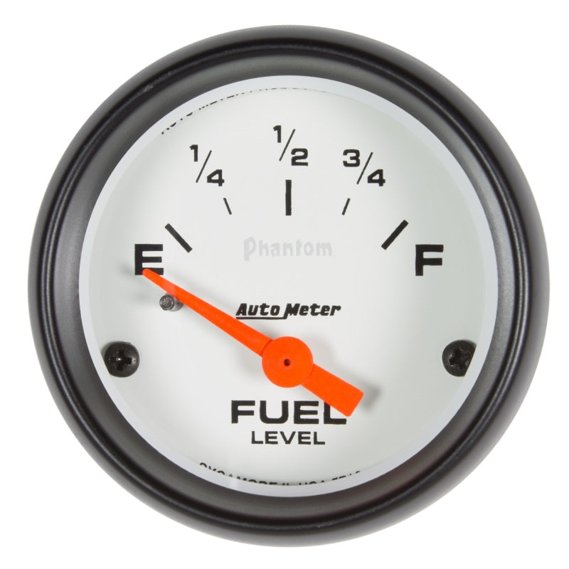 Autometer Phantom Gauge Fuel Level 2 1/16in 73e To 10f(Aftermarket Linear) Elec Phantom - Burkken Auto Parts