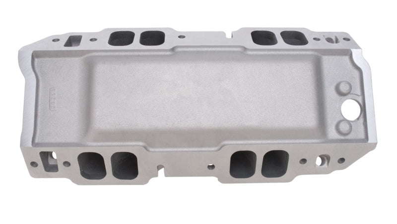 Edelbrock Manifold BBC Short Deck Super Victor 565 Conventional Rect Port Heads - Burkken Auto Parts