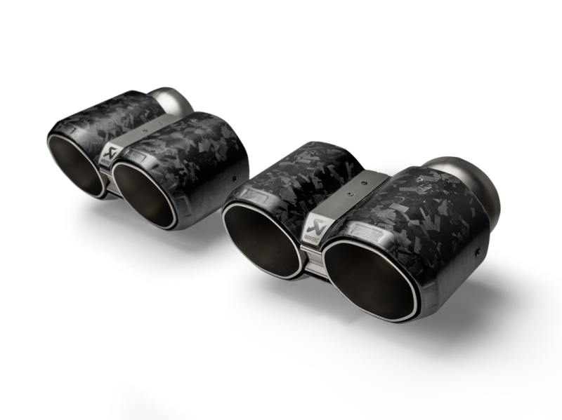 Akrapovic BMW M2 Coupe (G87) Tail Pipe Set - Chopped Carbon - Burkken Auto Parts