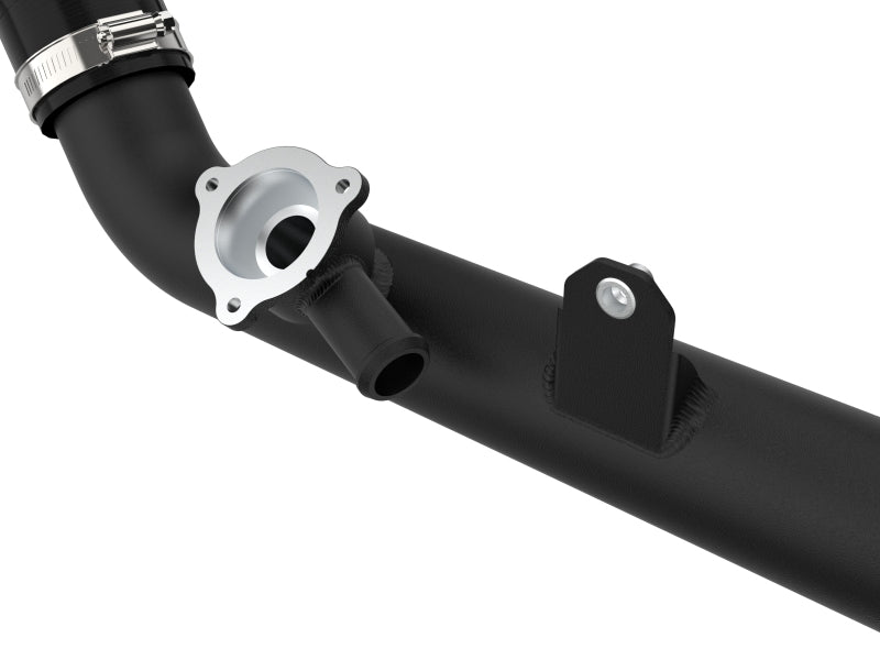 aFe Bladerunner 2-1/4 IN Aluminum Hot Charge Pipe Black 20-23 Ford Explorer/Explorer ST - Black - Burkken Auto Parts