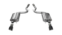 Corsa 2015-2017 Ford Mustang GT 5.0 3in Axle Back Exhaust Black Dual Tips (Touring) - Burkken Auto Parts