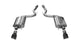 Corsa 2015-2017 Ford Mustang GT 5.0 3in Axle Back Exhaust Black Dual Tips (Touring) - Burkken Auto Parts