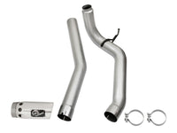 aFe LARGE Bore HD Exhausts 4in DPF-Back SS-409 2016 Nissan Titan XD V8-5.0L CC/SB (td) - Burkken Auto Parts