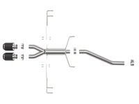 aFe Takeda 2.5in 304SS Axle-Back Exhaust System 17-19 Honda Civic Type R L4-2.0L (t) - Burkken Auto Parts