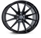 Vossen HFX-2 22x9.5 / 6x139.7 / ET20 / Deep Face / 106.1 - Gloss Black Wheel - Burkken Auto Parts