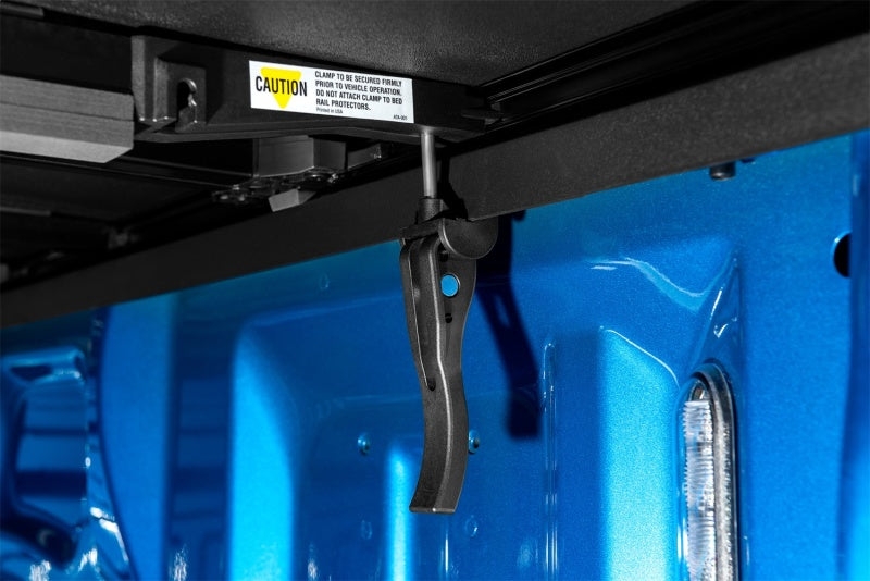 Lund 99-17 Ford F-250 Super Duty Styleside (8ft. Bed) Hard Fold Tonneau Cover - Black - Burkken Auto Parts