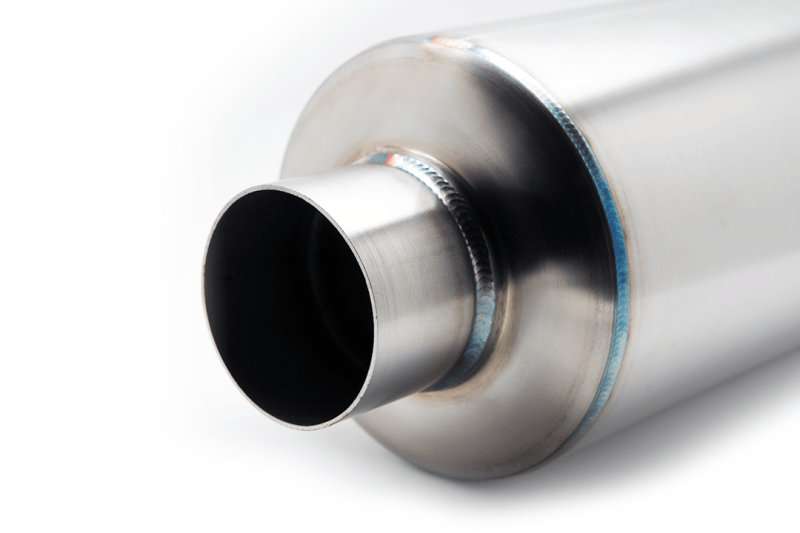BLOX Racing 3.5in Street Muffler With Turndown Tip - Burkken Auto Parts