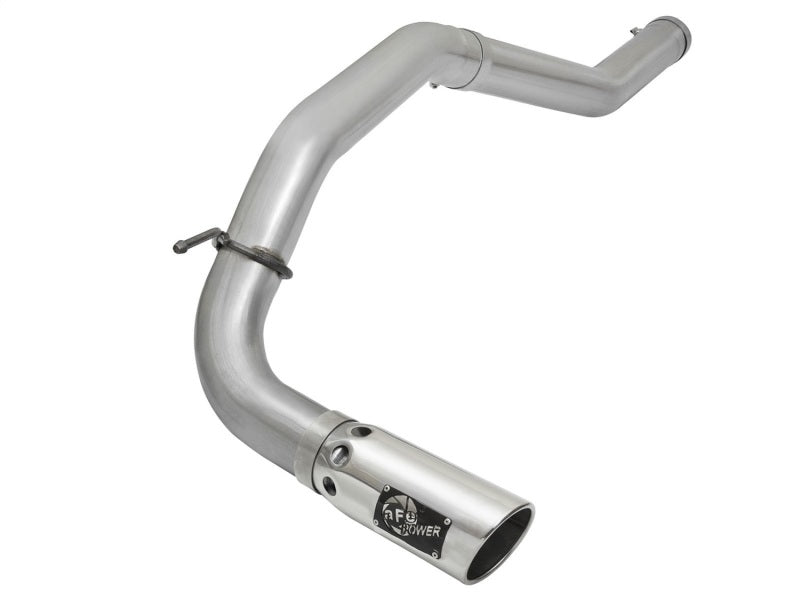 aFe Atlas Exhaust 5in DPF-Back Al Steel 2016 Nissan Titan XD V8-5.0L Polished Tip - Burkken Auto Parts