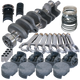 Eagle Chevy 454 4.250in Crank 6.385in H-Beam -3cc Flat Top 4.350in Pistons Balanced Assembly - Burkken Auto Parts