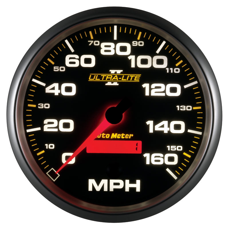Autometer Ultra-Lite II 5 Inch 160 MPH FSE Programmable Speedometer - Burkken Auto Parts