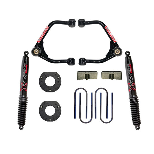 Skyjacker 19-23 Chevrolet Silverado 1500 3.5in Upper A-Arm Suspension Lift Kit - Burkken Auto Parts