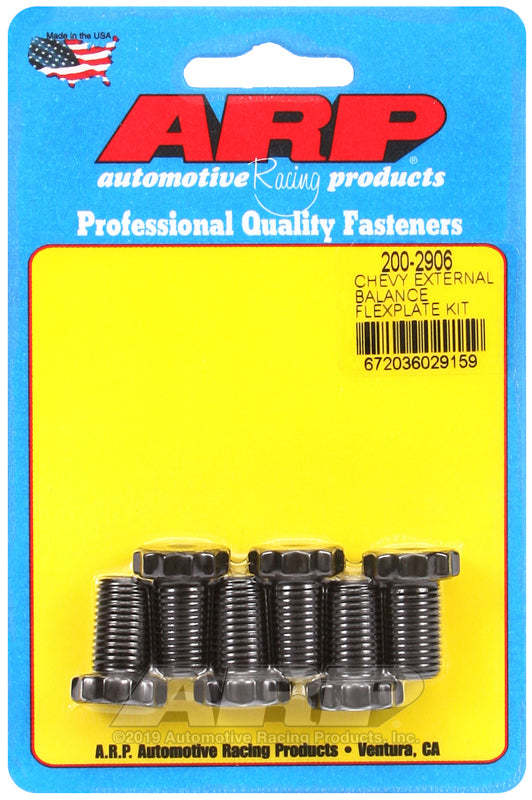 ARP Chevrolet 90 Degree V6/265-454 V8 w/ 1 Piece Rear Seal Flexplate Bolt Kit - Burkken Auto Parts