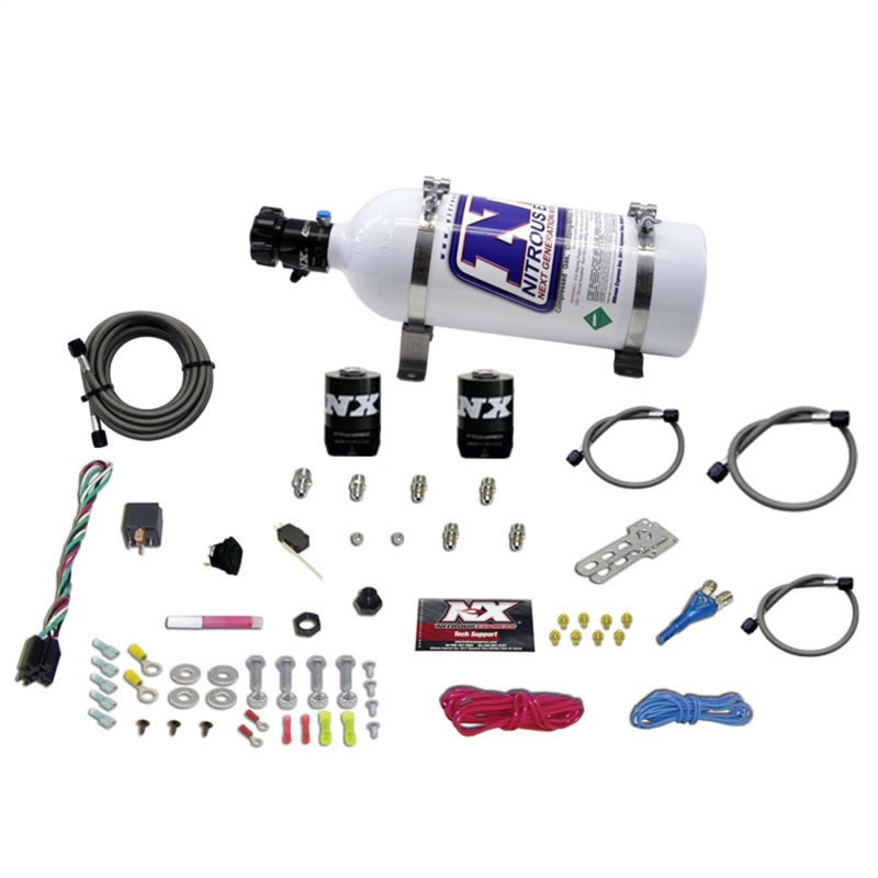 Nitrous Express GM EFI Race Single Nozzle Nitrous Kit (100-250HP) w/5lb Bottle - Burkken Auto Parts