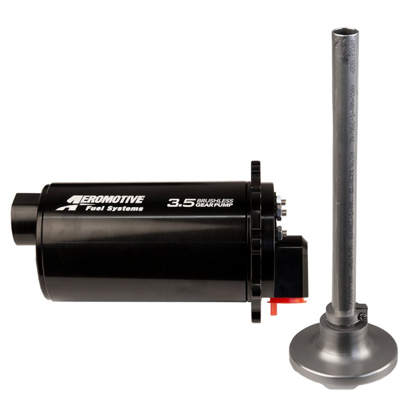 Aeromotive Brushless Spur Gear Fuel Pump w/TVS Controller - Universal - In-Tank - 90 Deg - 3.5gp - Burkken Auto Parts