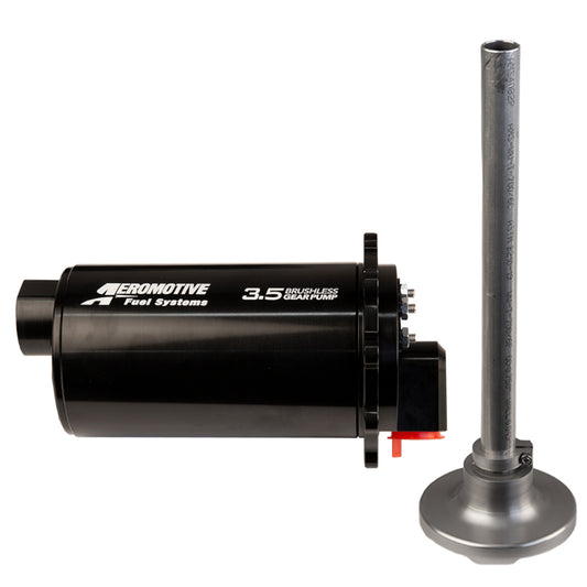 Aeromotive Brushless Spur Gear Fuel Pump w/TVS Controller - Universal - In-Tank - 90 Deg - 3.5gp - Burkken Auto Parts