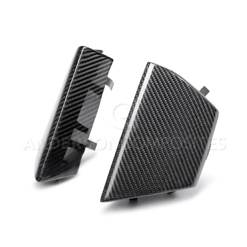 Anderson Composites 15-20 Ford Mustang Shelby GT350 Carbon Fiber Front Upper Grille Inserts - Burkken Auto Parts