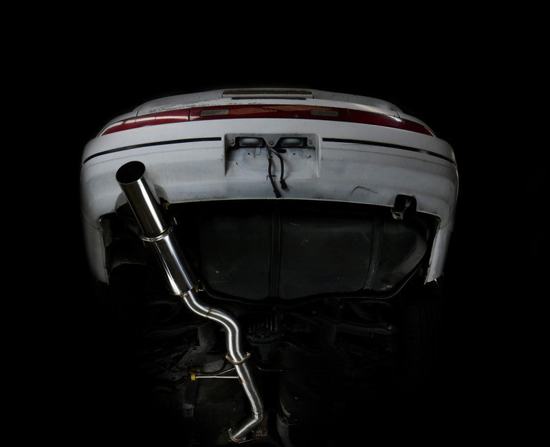 ISR Performance Series II - GT Single Exhaust System - Non Resonated - 89-94 Nissan 240sx (S13) - Burkken Auto Parts