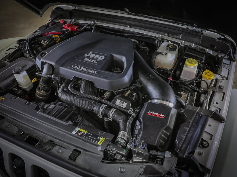 aFe Rapid Induction Cold Air Intake System w/Pro DRY-S Filter 20-21 Jeep Wrangler V6 3.0L - Burkken Auto Parts